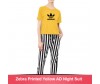 Zebra Printed Yellow AD Night Suit